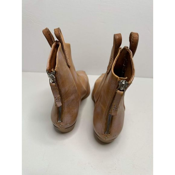 We The Free Wesley Boot 37.5 Light Tan Leather Made In Europe Western Boot - Picture 7 of 7